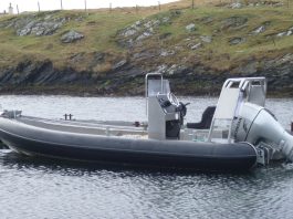 salmon farming boats flugga boat