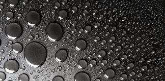 Harvesting energy for IoT devices using small droplets of water