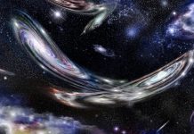 Scientists find proof that galaxy merger creates jets of charged particles Jets of charged particles