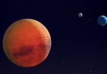 Oxidising atmosphere of Mars created by microbes Oxidising atmosphere