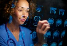 Studying the human brain with non-invasive fluorescence microscopy human brain