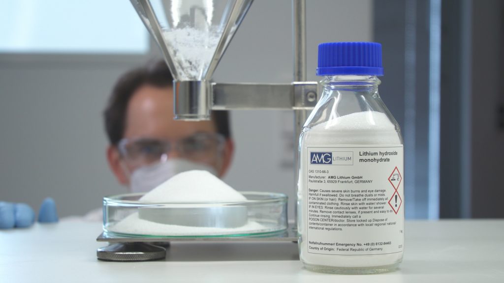 Lithium Hydroxide from the Frankfurt laboratories