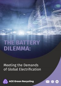 Pioneering electric battery recycling during the era of global electrification