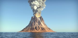 Volcanic plume