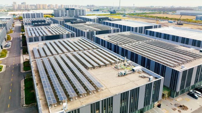 Rooftop solar panels