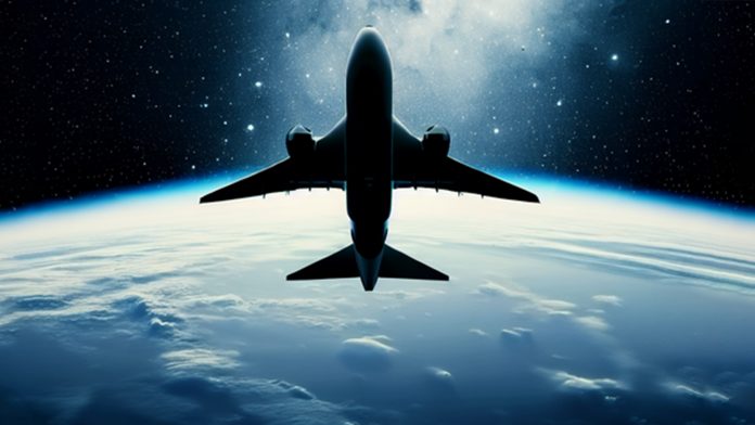 flights from sydney to london via space