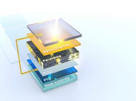 Illustration,Of,A,Modern,,High,Performance,Perovskite,Solar,Cell,Module