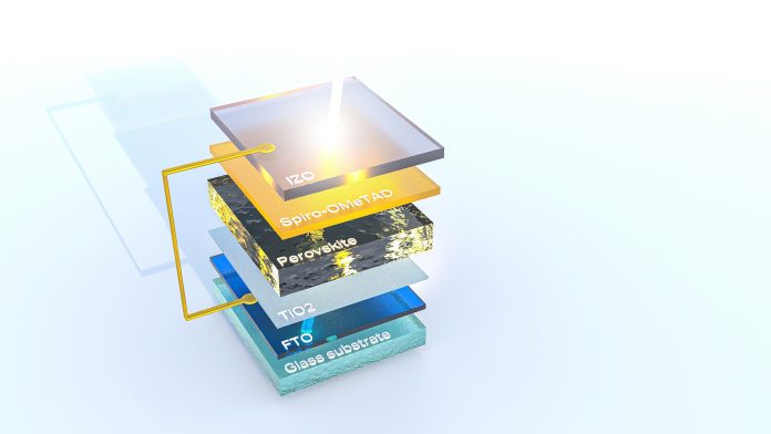 Illustration,Of,A,Modern,,High,Performance,Perovskite,Solar,Cell,Module