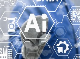 Artificial intelligence research concept