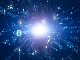 Digital,Transformation,Concept.,Binary,Code.,Programming.,Quantum,Research,Computer.