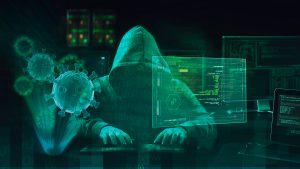 Hacker,Virus,Malware,Attack,During,Coronavirus,Pandemic,Concept