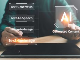 Artist,Man,Using,Hand,Generative,Ai,,Artificial,Intelligence,To,Generate,Content.