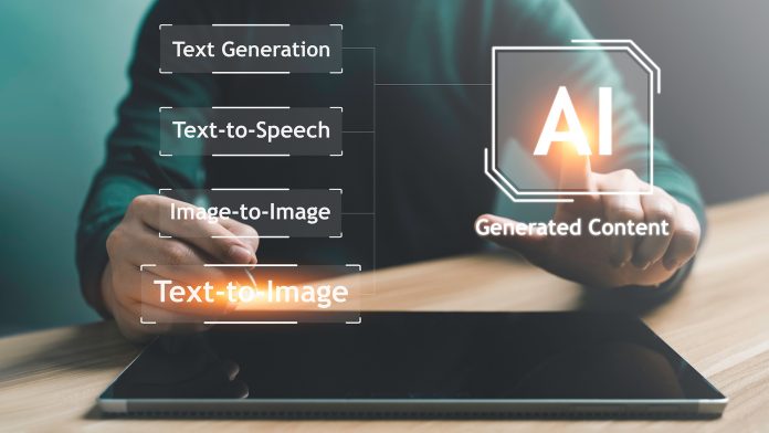 Artist,Man,Using,Hand,Generative,Ai,,Artificial,Intelligence,To,Generate,Content.