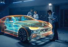 Group,Of,Automobile,Design,Engineers,Working,In,Virtual,Reality,3d