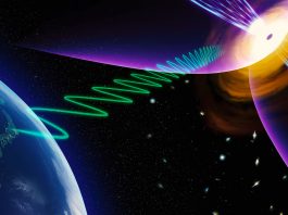 Jets ejected from a rapidly growing black hole with surrounding outflows