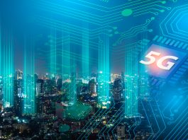 5g,Network,Digital,Hologram,And,Internet,Of,Things,On,City