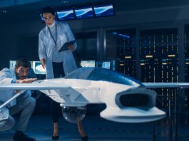 Meeting,Of,Aerospace,Engineers,Working,On,Unmanned,Aerial,Vehicle,/