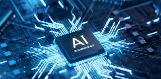 3d,Illustration:,Advanced,Mobile,Microprocessor,Connecting,With,A,Motherboard,And