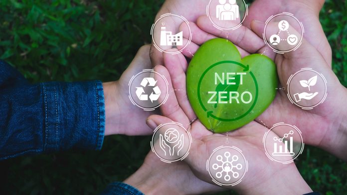 Net,Zero,And,Carbon,Neutral,Concept.,Hands,Adult,Teamwork,Harmony