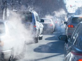 Pollution,From,The,Exhaust,Of,Cars,In,The,City,In