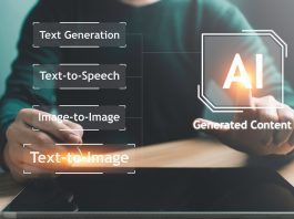 Artist,Man,Using,Hand,Ai,,Artificial,Intelligence,To,Generate,Content.