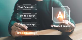 Artist,Man,Using,Hand,Ai,,Artificial,Intelligence,To,Generate,Content.