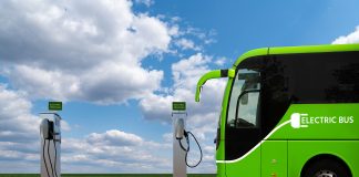 Electric,Bus,With,Charging,Station.,Concept