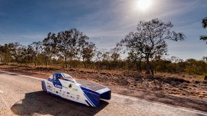 solar-powered vehicle for the world solar challenge