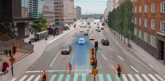 Pedestrian automatic emergency braking developed as part of the Automotive AI application in VEDLIoT
