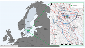 location and licence area of the olserum rare earth element project