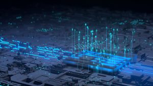 Quantum,Technology,Futuristic,Technology,Digital,Cyberspace,3d,Illustration