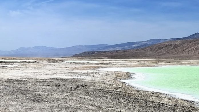 The salt playa at Liberty Lithium