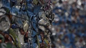 aluminium crushed cans