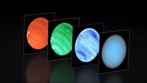 Neptune's dark spot observed through the MUSE instrument at ESO’s Very Large Telescope 