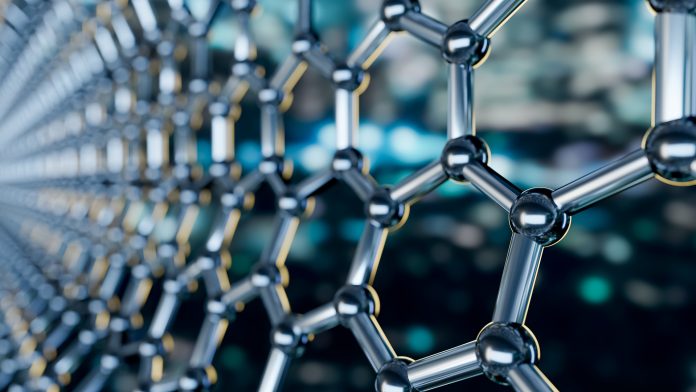 View,Of,A,Graphene,Molecular,Nano,Technology,Structure,On,A