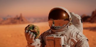 Evolution,On,Mars,,Astronaut,Discovers,Tiny,Martians,(3d,Science