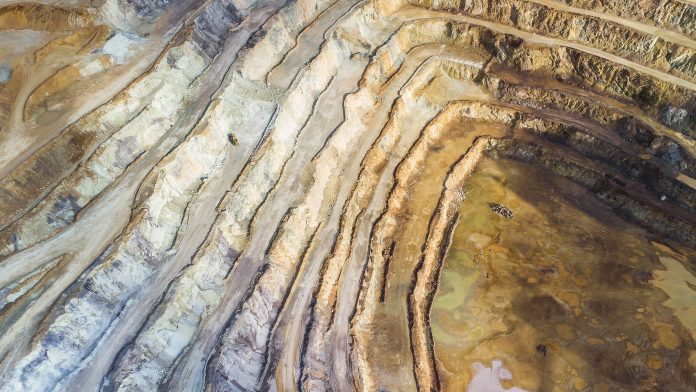 Deep,Excavation,Hole,Of,An,Open,Pit,Mine,For,Rare