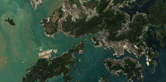 High,Resolution,Satellite,Imagery,Of,Hong,Kong,City,,China,,Based