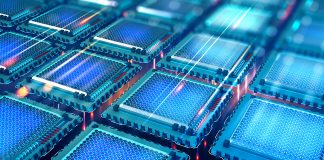 Rise.of,Quantum,computing,Futuristic,Cpu.,Quantum,Processor,In,The,Global,Computer,Network.,3d