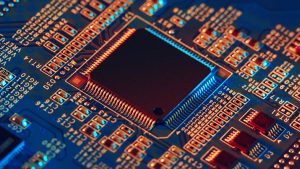 Electronic,Circuit,Board,With,Electronic,Components,Such,As,Chips,Close,Quantum,Computing