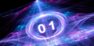 Vibrant,Glowing,Qubit,Concept,,Quantum,Computing,And,Encryption,,Computer,Generated,Quantum,Networks