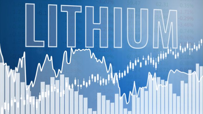 Word,Lithium,On,Blue,Finance,Background.,3d,Render,,Soft,Focus,cornish,lithium,investment