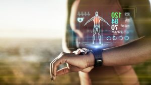 Fitness,Hands,,Smart,Watch,Or,Future,Data,On,Healthcare,Workout,AI,in,Healthcare
