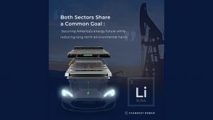 a common goal between lithium refining and oil and gas industries