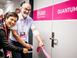 The opening of Deutsche Telecom's quantum research lab in Berlin