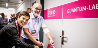 The opening of Deutsche Telecom's quantum research lab in Berlin