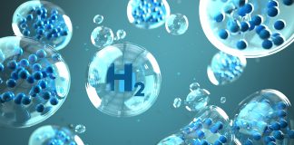 H2,Molecule,In,The,Bubbles,In,The,Liquid.,3d,Illustration.International,Hydrogen,Industry