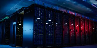 Shot,Of,Data,Center,With,Multiple,Rows,Of,Fully,Operational,EU,Supercomputers