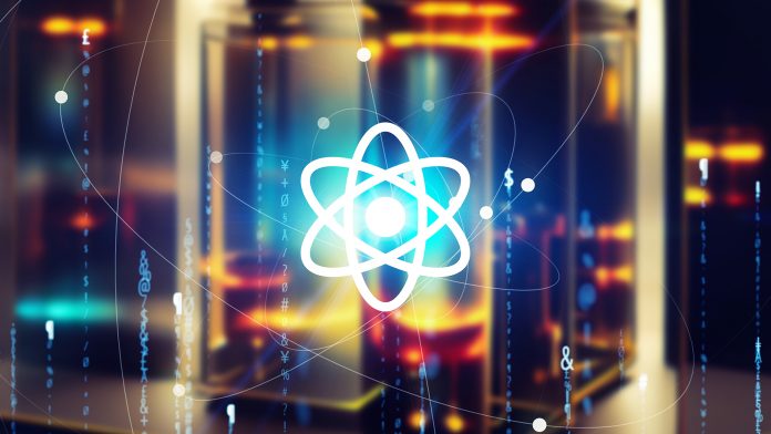 Quantum,Computer,Concept.,Wide,Angle,Visual,For,Banners,Or,Advertisements,Quantum,Randomness