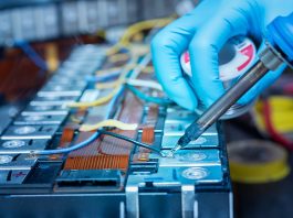 EV battery recycling plant